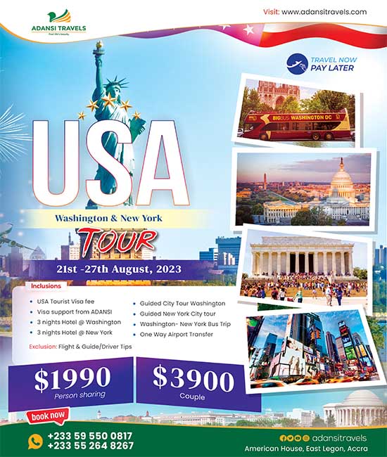 2023 USA Tours Adansi Travels